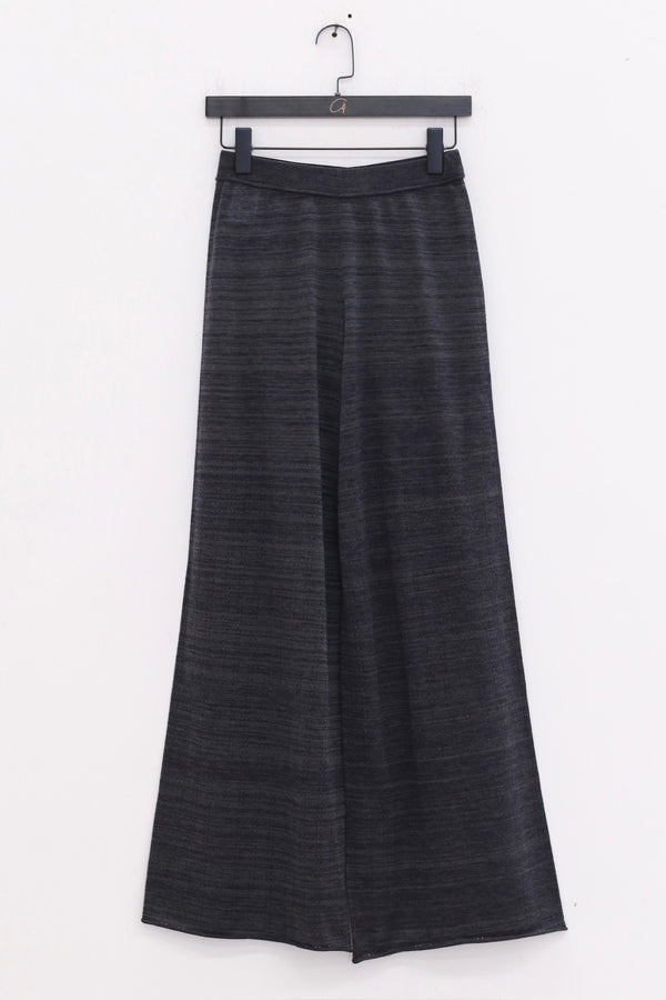 SWAYING 25 Early Autumn Seamless Perforated Wool Straight Pants W-SW25PF3B11C3-SH Dark Gray